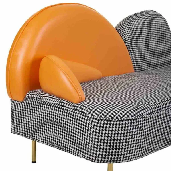 Sofa Alexandra House Living Pilka 75 x 90 x 150 cm