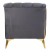 Sofa Alexandra House Living Pilka 72 x 75 x 153 cm