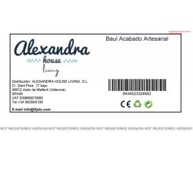 Chest Alexandra House Living Blue Iron Acacia Mango wood 46 x 86 x 130 cm