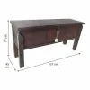 Indauja Alexandra House Living Ruda Akacija Mango mediena 45 x 77 x 157 cm