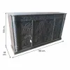Indauja Alexandra House Living Ruda Akacija Mango mediena 44 x 100 x 180 cm