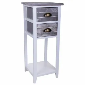 Ночной столик Alexandra House Living Белый 30 x 73 x 30 cm