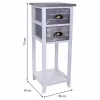 Spintelė Alexandra House Living Balta 30 x 73 x 30 cm