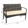 Suoliukas Alexandra House Living Pilka 55 x 85 x 110 cm