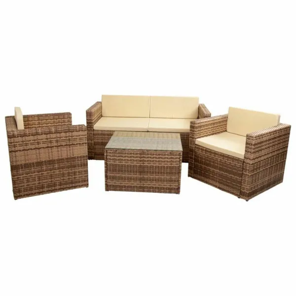 Dārza mēbeles Alexandra House Living Brūns Dabisks 65 x 45 x 75 cm 4 Daudzums