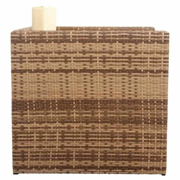 Garden furniture Alexandra House Living Ruskea Luonnollinen 65 x 45 x 75 cm 4 Kappaletta