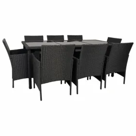 Садовая мебель Alexandra House Living Чёрный 61 x 85 x 58 cm 9 Предметы