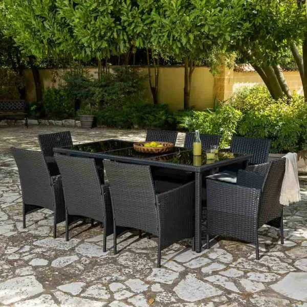 Dārza mēbeles Alexandra House Living Melns 61 x 85 x 58 cm 9 Daudzums