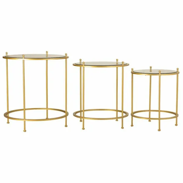 Set of 3 tables Alexandra House Living Kulta 53 x 60 x 53 cm
