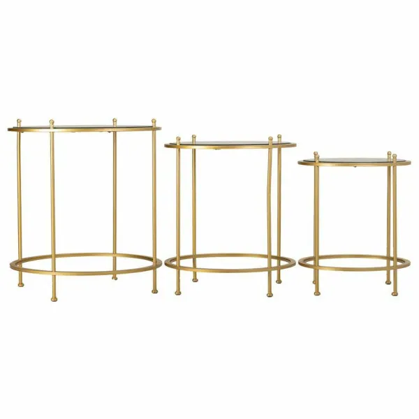 Set of 3 tables Alexandra House Living Kulta 53 x 60 x 53 cm