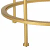 Set of 3 tables Alexandra House Living Gold 53 x 60 x 53 cm