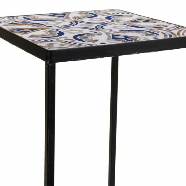 Gėlių vazonų stovas Alexandra House Living Juoda Geležis 30 x 68 x 30 cm