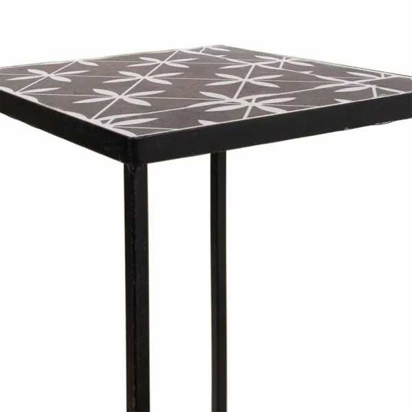 Flower Pot Stand Alexandra House Living Black Iron 30 x 68 x 30 cm
