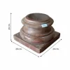 Candlestick Alexandra House Living Brown Acacia Mango wood 29 x 20 x 29 cm