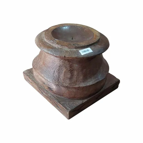Candlestick Alexandra House Living Brown Acacia Mango wood 29 x 23 x 29 cm