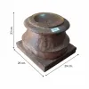 Candlestick Alexandra House Living Brown Acacia Mango wood 29 x 23 x 29 cm