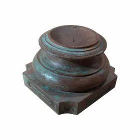 Candlestick Alexandra House Living Brown Acacia Mango wood 29 x 20 x 29 cm
