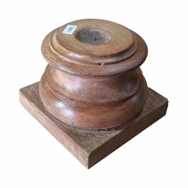 Candlestick Alexandra House Living Brown Acacia Mango wood 25 x 21 x 25 cm