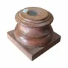 Candlestick Alexandra House Living Brown Acacia Mango wood 25 x 21 x 25 cm