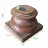 Candlestick Alexandra House Living Brown Acacia Mango wood 25 x 21 x 25 cm