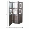Aizslietnis Alexandra House Living Brūns Akācija Mango koks 3 x 176 x 114 cm Tradicionālais stils