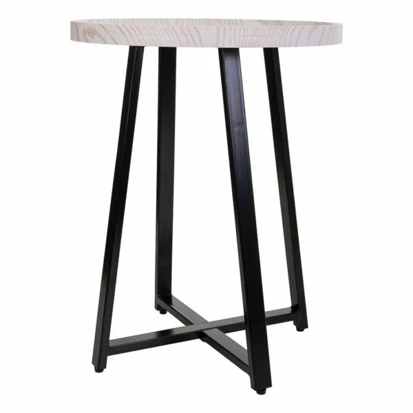 Olohuoneen pöytä Alexandra House Living Valkoinen Rauta Puu MDF 45 x 57 x 45 cm