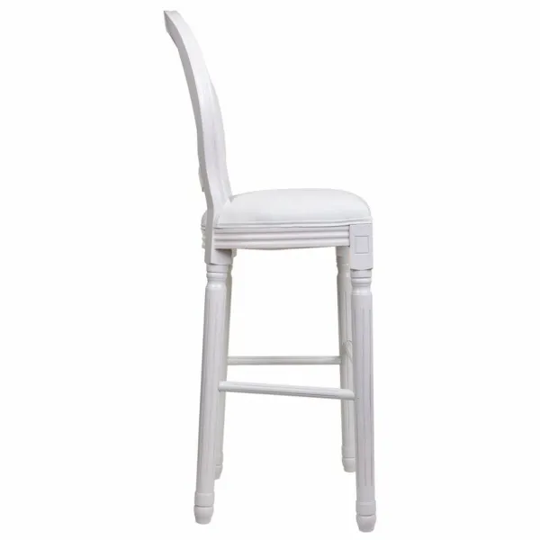 Табурет Alexandra House Living Белый Полиуретан 46 x 116 x 52 cm
