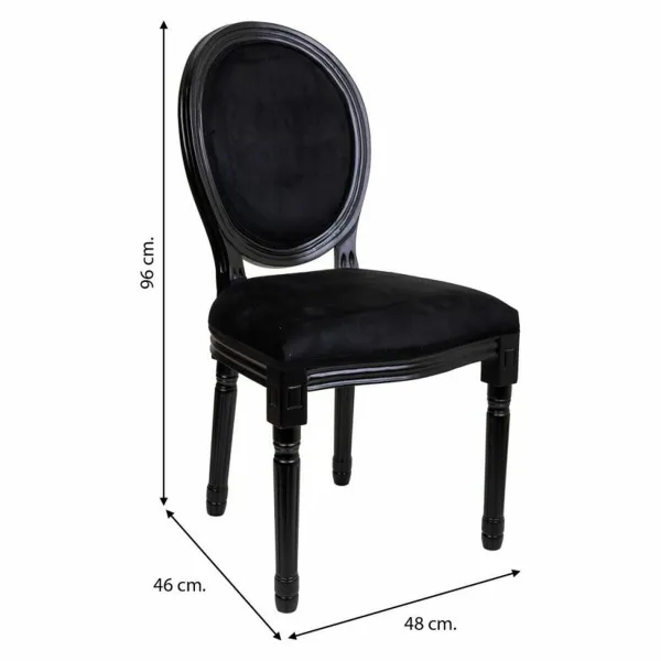 Valgomojo kėdė Alexandra House Living Juoda 46 x 96 x 48 cm