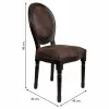 Обеденный стул Alexandra House Living Коричневый 46 x 96 x 48 cm