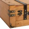 Decorative suitcase Alexandra House Living Brown PVC Wood Metal Vintage 31 x 17 x 45 cm 40 x 24 x 13,5 cm Ornamental 2 Pieces