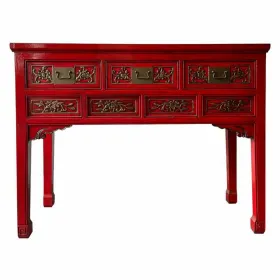 Hall Table with Drawers Alexandra House Living Red 49 x 90 x 120 cm