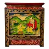 Daugiafunkcinė komoda Alexandra House Living Raudona Medžio Guobos mediena 38 x 43 x 78 cm