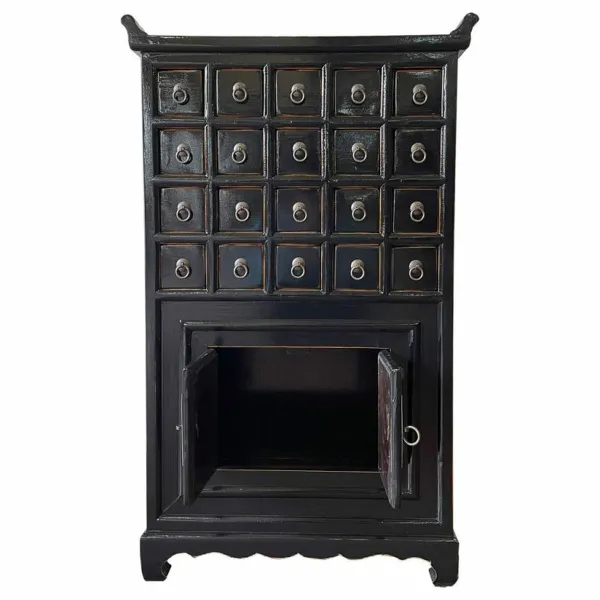 Устройство Alexandra House Living Чёрный Деревянный Древесина вяза 32 x 98 x 55 cm