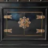 Sideboard Alexandra House Living Black Wood Elm wood 32 x 98 x 55 cm