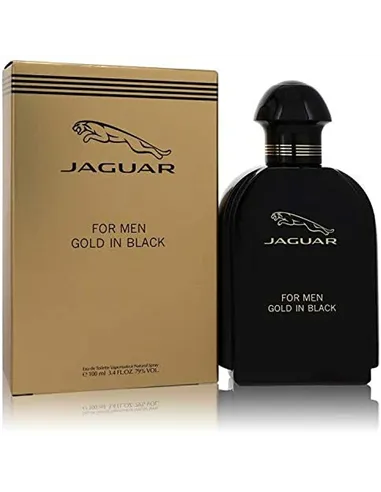 Men's Perfume Jaguar EDT Gold in Black 100 ml