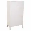 Spintelė Alexandra House Living Balta Rotangas Eglės mediena Medžio MDF 40 x 135 x 70 cm