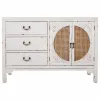 Bufete Alexandra House Living Balts Rotangpalma Egles koksne 36 x 73 x 106 cm