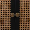 Nightstand Alexandra House Living Black 36 x 65 x 50 cm