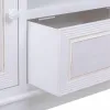 Lipasto Alexandra House Living Valkoinen Puu MDF 42 x 60 x 100 cm