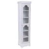Kaappi Alexandra House Living Valkoinen Mirror Puu MDF 20 x 98 x 24 cm
