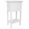 Naktsskapītis Alexandra House Living Balts 26 x 69 x 37 cm