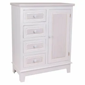 Мебель для прихожей с ящиками Alexandra House Living Белый 32 x 84 x 66 cm