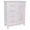 Мебель для прихожей с ящиками Alexandra House Living Белый 32 x 84 x 66 cm
