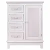 Hall Table with Drawers Alexandra House Living White 32 x 84 x 66 cm