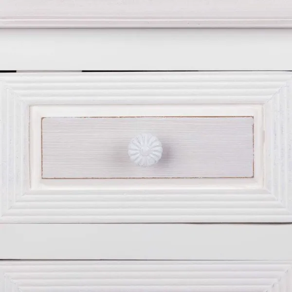 Vestibila galds ar atvilktnēm Alexandra House Living Balts 32 x 84 x 66 cm
