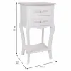 Yöpöytä Alexandra House Living Valkoinen 31 x 71 x 38 cm