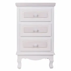 Naktsskapītis Alexandra House Living Balts 33 x 68 x 41 cm