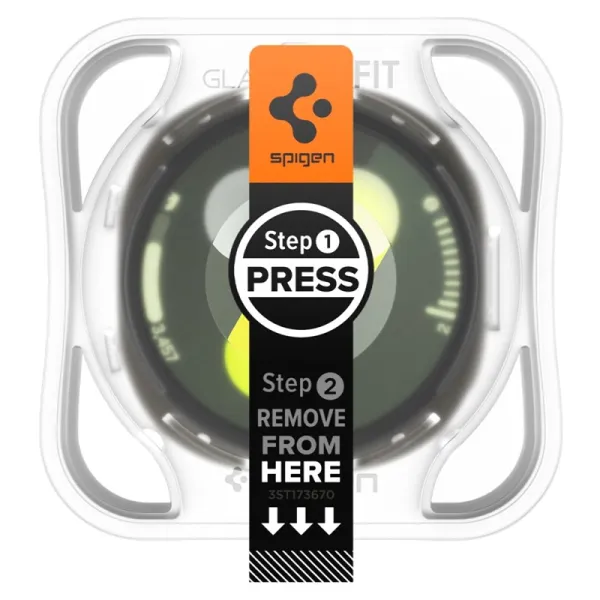 Spigen GLAS.TR EZ FIT 2-Pack - Tempered Glass for Samsung Galaxy Watch 8 40 mm (2 pcs)