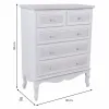 Комод Alexandra House Living Белый Деревянный MDF 40 x 105 x 80 cm