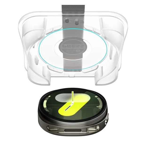 Spigen GLAS.TR EZ FIT 2-Pack - Tempered Glass for Samsung Galaxy Watch 8 40 mm (2 pcs)